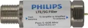 Philips LTE Filter for TV Antenna, 4G 5G LTE Signal to Reduce Interference