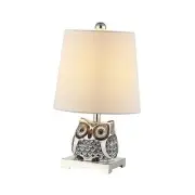 JYL3014C Justina 16" Ceramic Mini LED Table Lamp, Single Black / White