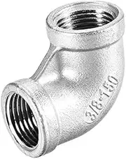 XYWHPGV Stainless Steel 316 Cast Pipe Fitting 90 Degree Elbow 3/8 BSPT Female X 3/8 BSPT Female Thread(c44b7 a9487 86afa 9adde e60bf 6066d