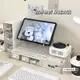 臺式電腦透明增高架學生辦公室工位桌面顯示器亞克力收納置物架
