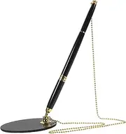 Generic ABS Stainless Steel Chain Pen Bank Table Pen Signature Desk Accessory Business Writing Tool