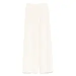 [Max Mara] Max Mara Elasticated-waist Trousers 38 IT WHITE
