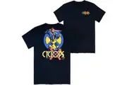 Cyclops X-Men Logo Front and Back Print T-Shirt