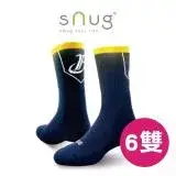 在飛比找遠傳friDay購物優惠-【6雙組】sNug 中信兄弟精品中筒運動襪 (除臭襪)