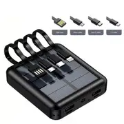 Portable 20000mAh Power Bank Solar Charging Powerbank Battery Charger Dual USB