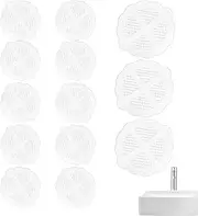 Floor Drain Stickers for Shower | Shower Drain Sticker,15X Adhesive Mesh Filter Trap Stopper Strainer for Sink Pipe Outdoor Apartment Garage Home RV