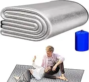 Camping Pads for Sleeping - Aluminum Foil Waterproof Camping Mat | Folding Travel Sleeping Pad, Outdoor Beach Mats, Lightweight Camping Gear for Hiking, Backpacking, Picnic, Travel
