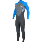 Alder Impact 3/2mm Flatlock Backzip Wetsuit - Royal Blue - WS22MIF