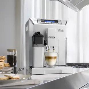 Delonghi 全自動義式 奶泡 咖啡機 義式咖啡 全自動咖啡機 ECAM45.760.W 白色 二手