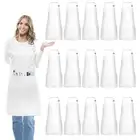 15 Pcs Adult Aprons Bulk with Pockets Adjustable Bib Chef Apron for Women Men...