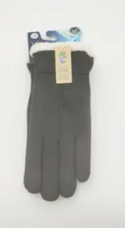 isotoner Women's Suede Gloves Black Size S/M SmartDri SmarTouch New with Tags