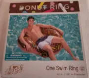 New swim Ring Donut Ring 42" ages 12 plus H2o go Bestway