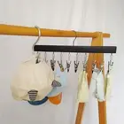 Hat Organizer Good Load Bearing Multifunctional 10 Hooks Clothes Hat Storage