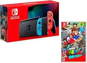 Nintendo Switch Konsole 32Gb Neon-Rot/Neon-Blau + Super Mario Odyssey