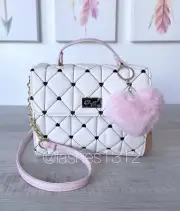 BETSEY JOHNSON Bag Addy Crossbody - White Rainbow LBADDY