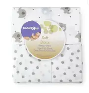 Gray & White Elephant & Polka Dot BabiesRUs - 2 Pack 100% Cotton Crib Sheets