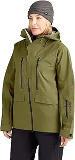 [Dakine] Women's Sender Gore-Tex 3-Layer Ski/Snowboard Winter Jacket, Earth Green, Large, Dustbowl Pink, Large
