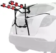 Car Bicycle Rack 3-Bike, Vehicle Trunk Mount Bike Rack F Frame Foldable Bicycle