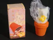 NEW FULL BOTTLE Avon Zany Cologne Decanter Mouse Cotta Flower Pot In Box