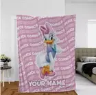 Personalized Duck Girl Kid Blanket, Mickey and Friends Disney BLANKET US SIZE
