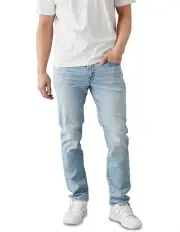[American Eagle] AirFlex+ Slim Straight Jeans in Blue