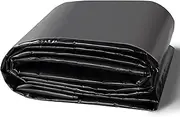 Garden Pond Liner 3x4M 4x6M 5x8M 7X10M HDPE Black Impermeable Membrane for Koi & Fish Pools Fountains and Streams Landscaping MARXAN Flexible Fish Pond Film(10x12m(32.8x39.3ft))