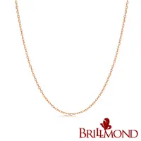 在飛比找蝦皮商城優惠-【BRILLMOND JEWELRY】義大利18K玫瑰金細十