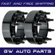 2 PC 2 " Hub Centric Wheel Spacers 8x6.5 to 8x6.5 Studs 14x1.5 Fit GMC Chevrolet