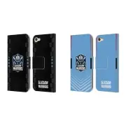 GLASGOW WARRIORS 2022/23 CREST KIT LEATHER BOOK CASE FOR APPLE iPOD TOUCH MP3