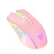 CW905 Cute Pink Wireless Gaming Mouse RGB Marquee Rechargeable Desktop Computer Notebook Mouse