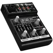 Talent MIX-R Mini Portable 3-Channel Mixer with USB Audio In