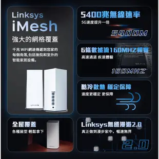 全新原廠 Linksys Velop 雙頻 WiFi 路由器 MX5501 MX5502 MX5503 MX5500