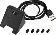 EMSea 1 Set Charger Charging Dock with Dust Plug Compatible with Garmin Fenix 7 7S 7X Compatible with Solar 6 6s 6X Pro 5 5S 5X Plus Compatible with Instinct Compatible with Vivoactive 3 4