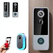 DoorBell - Smart WiFi Doorbell & Security Camera Combo with Live View, Two-Way Talk, Motion Detection, Auto Snapshots, IP65 Waterproof and Local Storage (Type B)