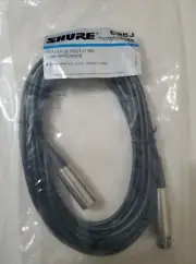 Shure C25J Hi-Flex 25ft. Microphone Mic Cable Low-Impedance 3-Pin XLR Connectors