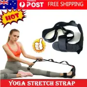 Yoga Flexibility Stretch Band Leg Fascia Stretcher Strap Ballet Training Belt AU