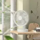 Plastic USB Rechargeable Fan Adjustable Height Desktop Fan Camping