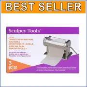9 Adjustable Thicknesses on Premium Clay Conditioning Pasta Machine & Hand Crank