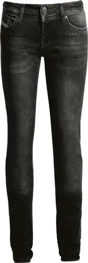 John Doe Betty High XTM Ladies Jeans, black, Size 33 for Women