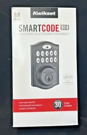 Kwikset Smart Code 914 Touchpad Electronic Deadbolt Brand New