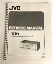 JVC A-S7 Amplifier Service Manual with large schematic Diagram
