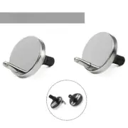 2Pcs Top Fix Toilet Seat Hinge Fittings Hinges Well Nuts Kit Replacement Part