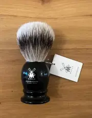 MÜHLE Silvertip Badger Large Shaving Brush - Black Handle