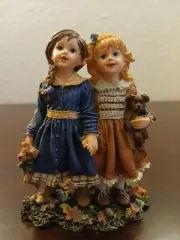 Yesterdays Child Dollstone Gretchen Kate Wink & Dink True Friends Figurine #71B5