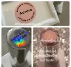 the gel bottle Bundle Biab builder in a bottle nail aurora Shimmer & Top Coat
