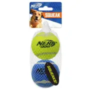 NERF Dog 3 in Squeak Tennis Ball Dog Toys Set of 2