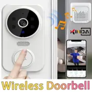 Security Door WiFi Intercom VideoCamera Bell RingChime Smart Doorbell Wireless