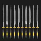 5/10Pcs 140mm Mini Metal Rasp Needle Files Set Wood Carving Tools for Steel Rasp