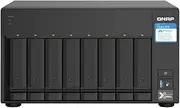 QNAP TS-832PX-4G 8Bay NAS, Black, Rack Mount, Metal, Compatible with Server