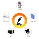 NNEOBA 1x USB Sunset Lamp LED Rainbow Neon Night Light Projector Photography Wal